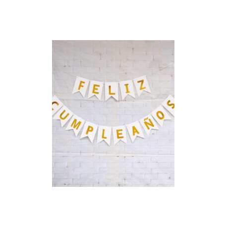 Letrero de (Feliz Cumpleaños)